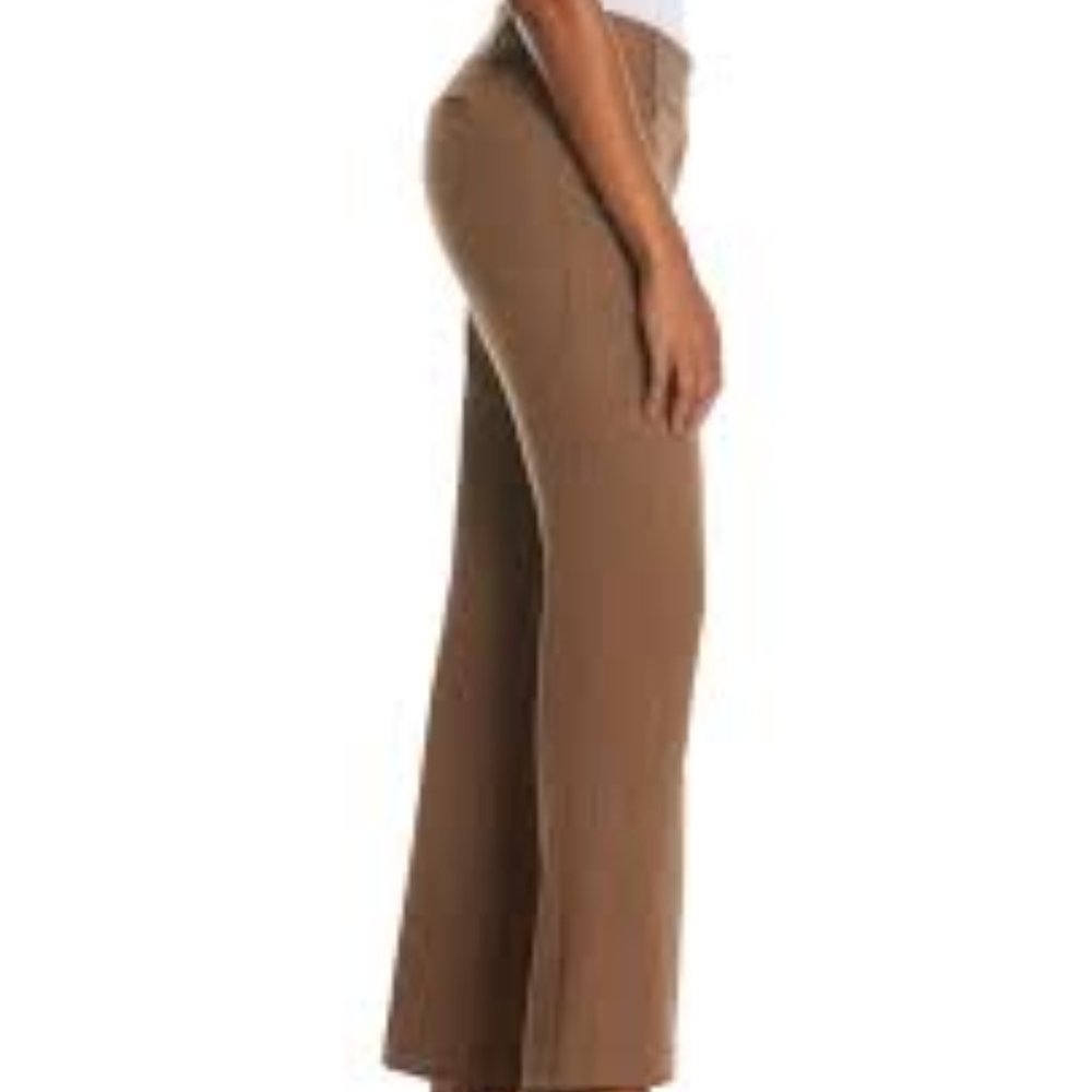 Rafaella Women's Curvy Fit Gabardine Bootcut Stretch Dress Pants with Pockets